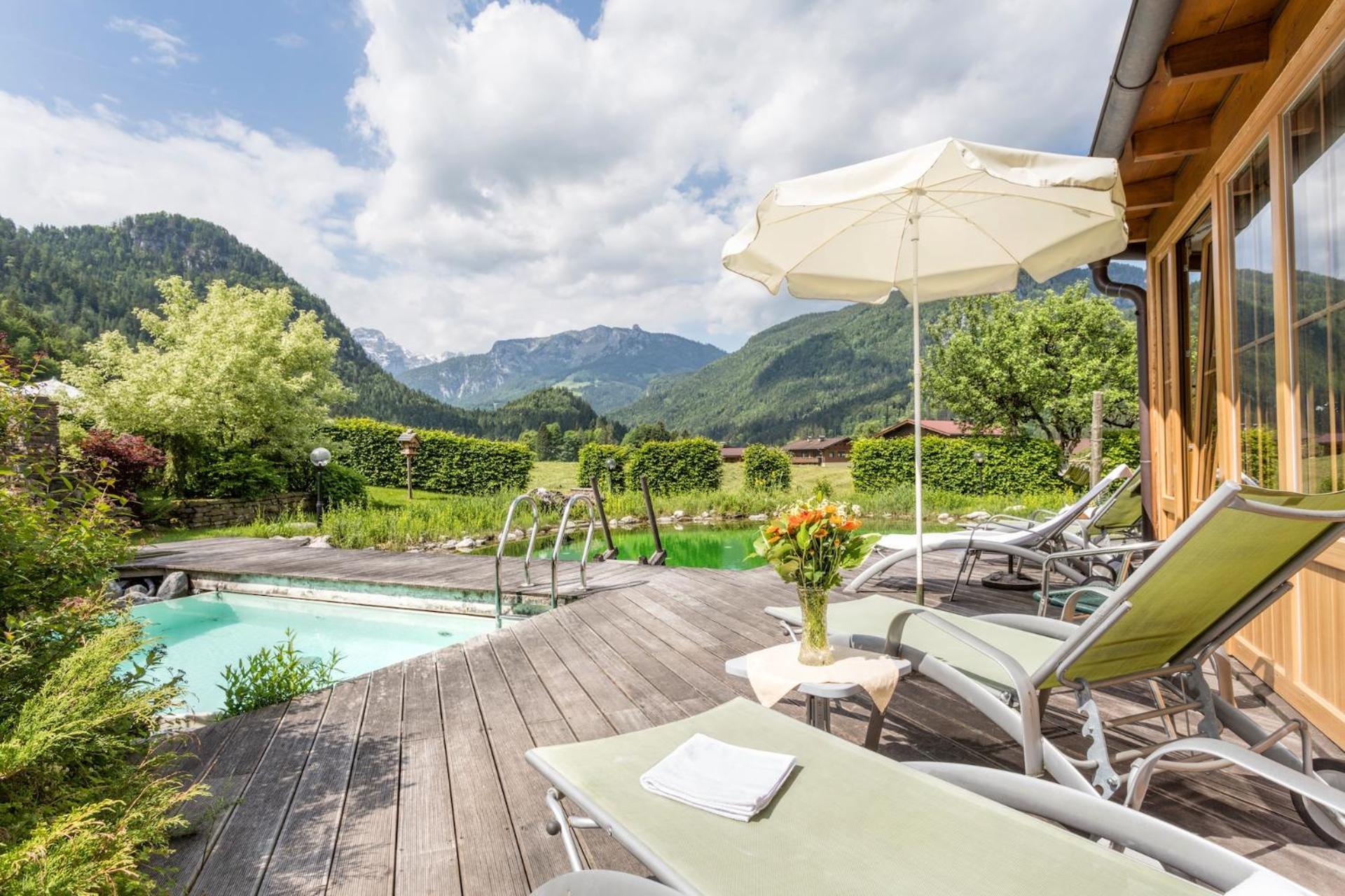 Hotel Vitaloase Zu Den Drei Bruedern Unken Exteriér fotografie